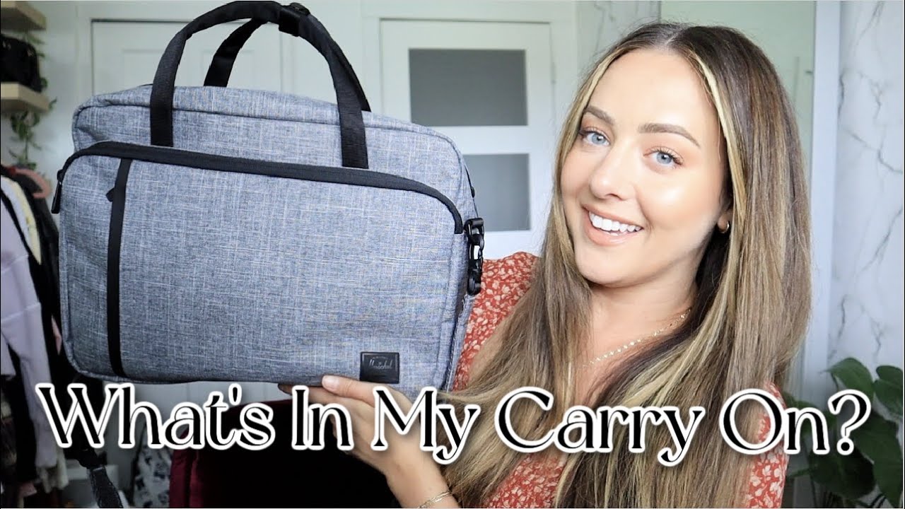 What You NEED In Your Carry On Bag | What's In My Carry On Personal Item 2022