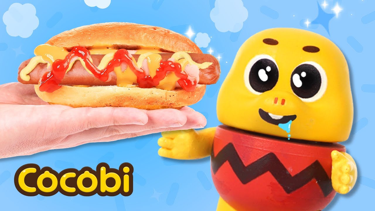 Let's Make Hot Dogs!🌭 Play with Cooking Toys | Cocobi Food Truck