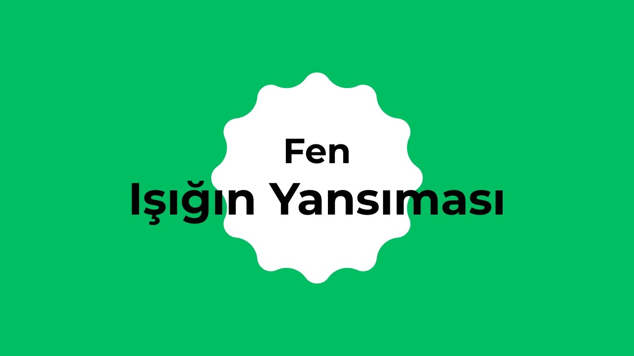 Renk Aldatmacası 📗 - 6. Sınıf Fen Bilimleri 4. Ünite