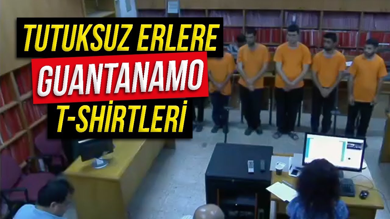 Tutuksuz Erlere Guantanamo T-Shirtleri