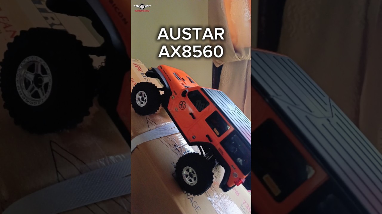 Austar AX8560 RC Crawler 🚙 | Epic Steep Climb in Slow Motion 🔥 Off-Road Test & Rock Crawling #Shorts