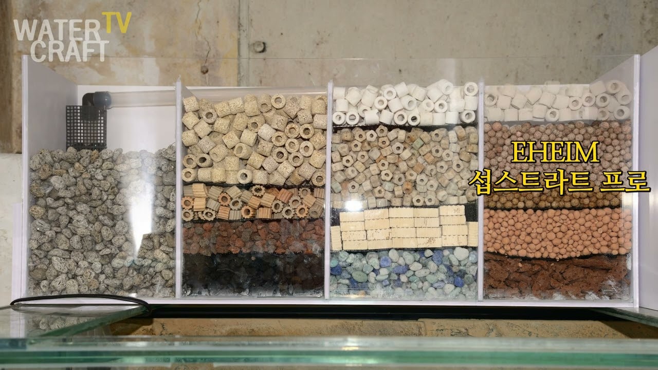 1500어항 상면여과기_여과재 채우기 & 시운전