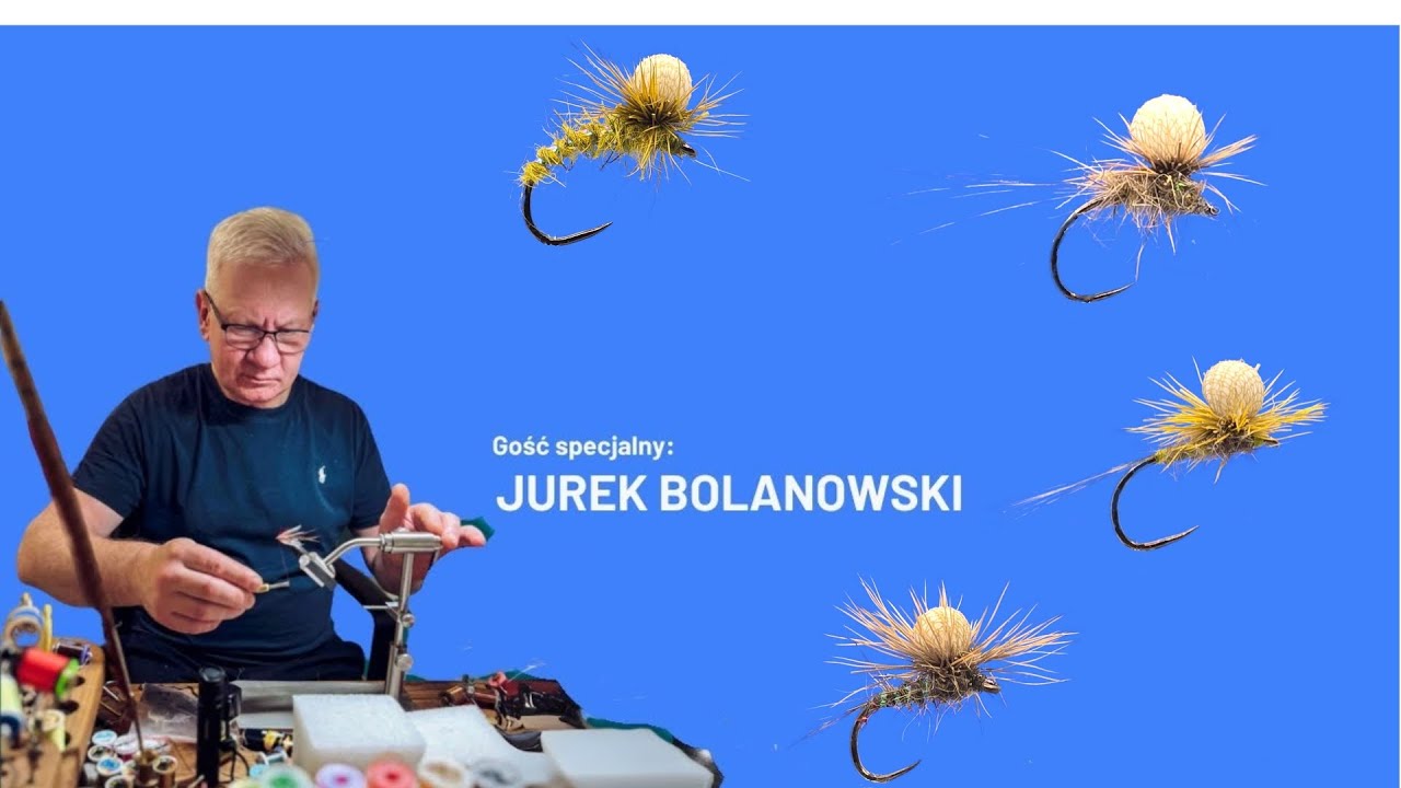Muchy na spontanie 66 Jerzy Bolanowski, 4 suche muchy z kulką styropianową.