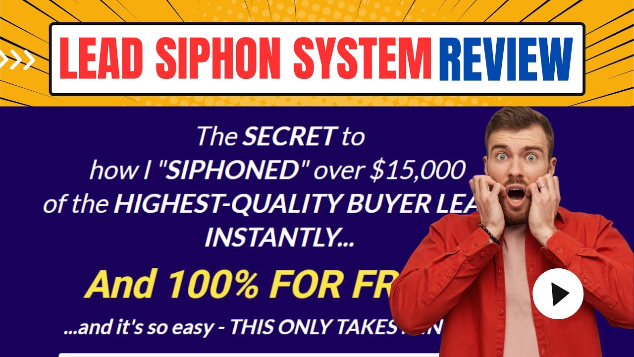Lead Siphon System  Review - Build a FREE Email List & Generate Sales!