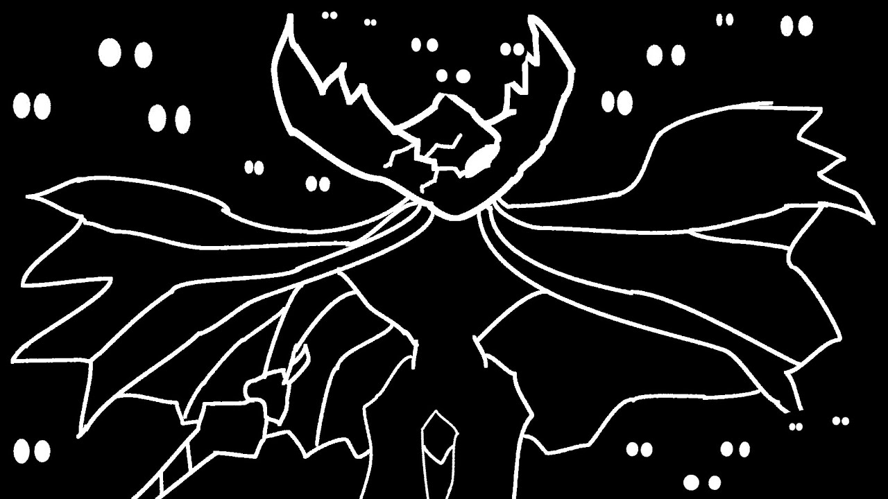 Black Nail [Black Knife (Deltarune) x Sealed Vessel (Hollow Knight)]