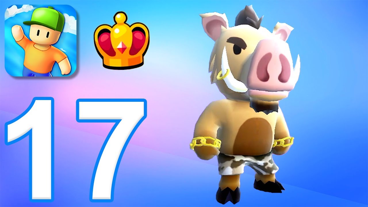 Stumble Guys - Gameplay Walkthrough Part 17 - Crown Win: 17 (iOS, Android)