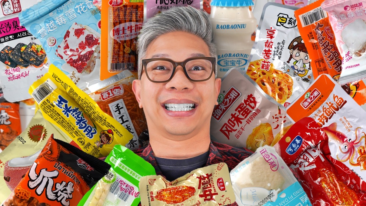 SAYA NYOBA SEMUA SNACK CHINA VIRAL!!