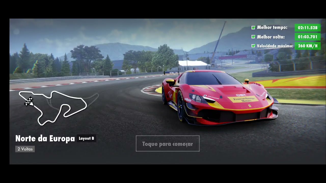 Shell Racing Legends- Ferrari 296 GT3 - Norte da Europa Layout B