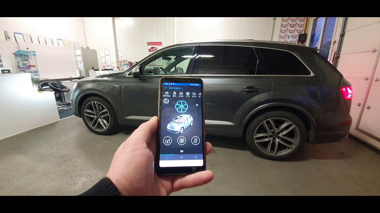 Audi Q7 uk&aacute;zka d&aacute;lkov&eacute;ho startu Pandora SMART