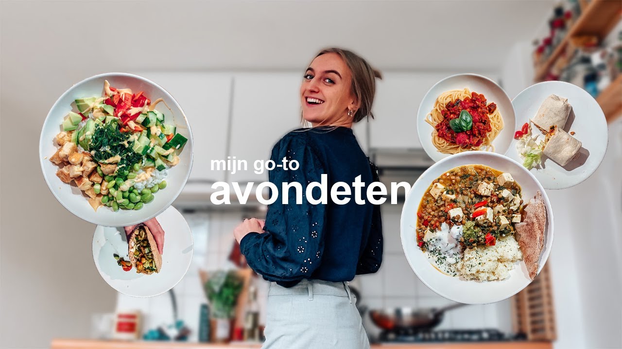 mijn go-to gerechten voor avondeten 🍝🌱 vegan