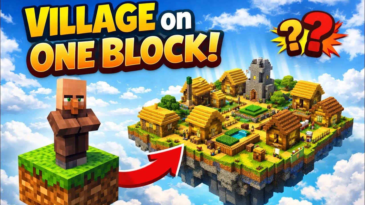 Building My Dream Village in Minecraft 🏡