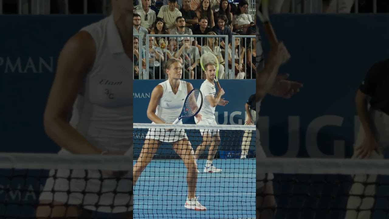 Double the player, double the fun 🎾#hopmancup #weareinpuglia #cobolli #gasquet