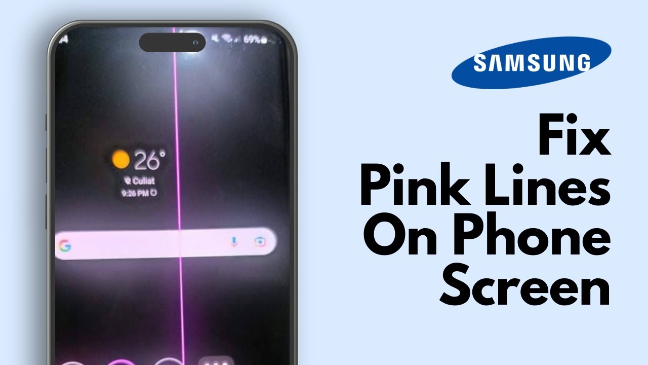 How To Fix Pink Lines On Samsung Phone Screen