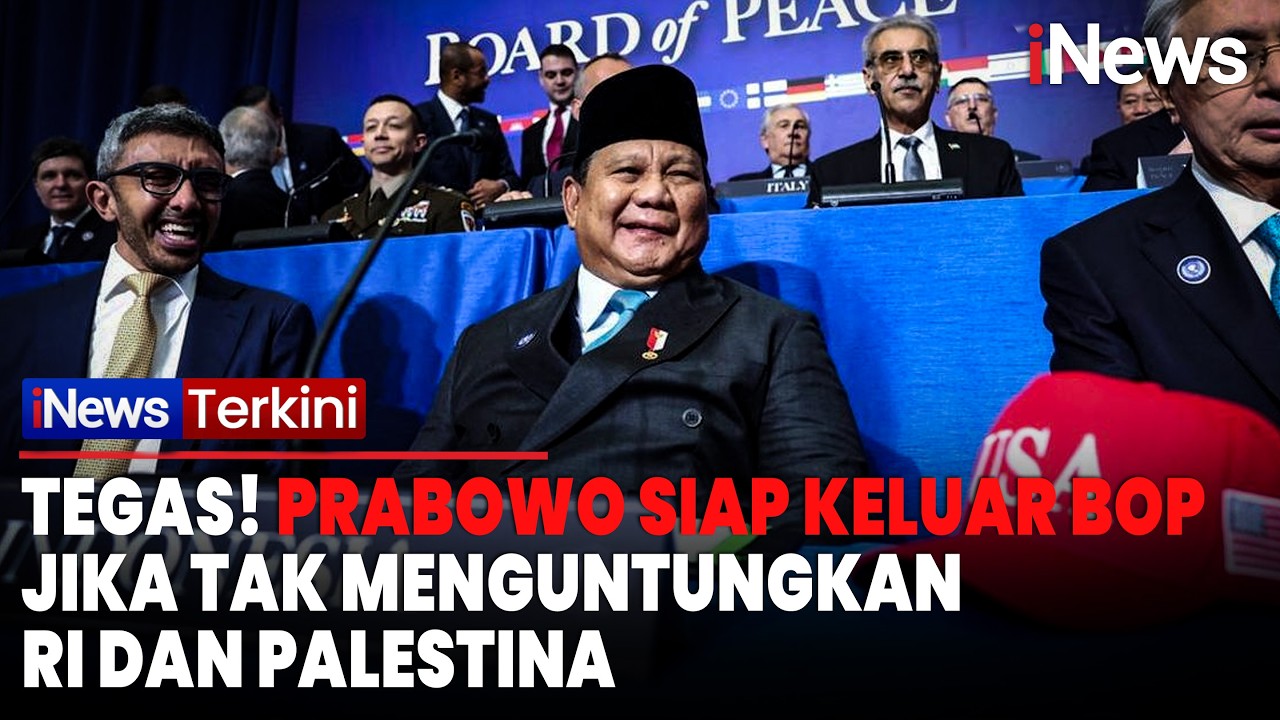 Prabowo Tegaskan Siap Keluar dari Board of Peace Jika Tak Menguntungkan RI dan Palestina