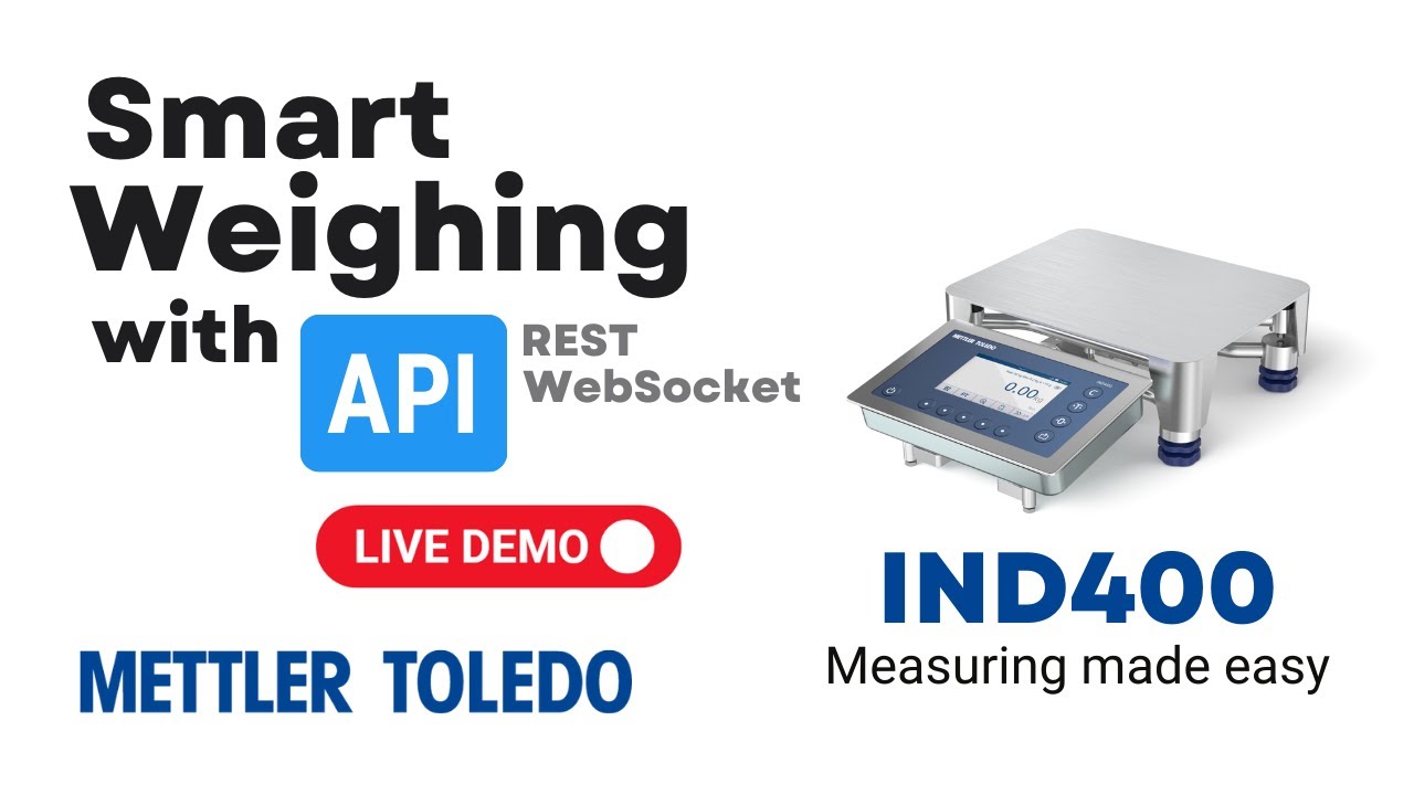 Интеллектуальное взвешивание с REST API и Websocket — IND400 в ДЕЙСТВИИ