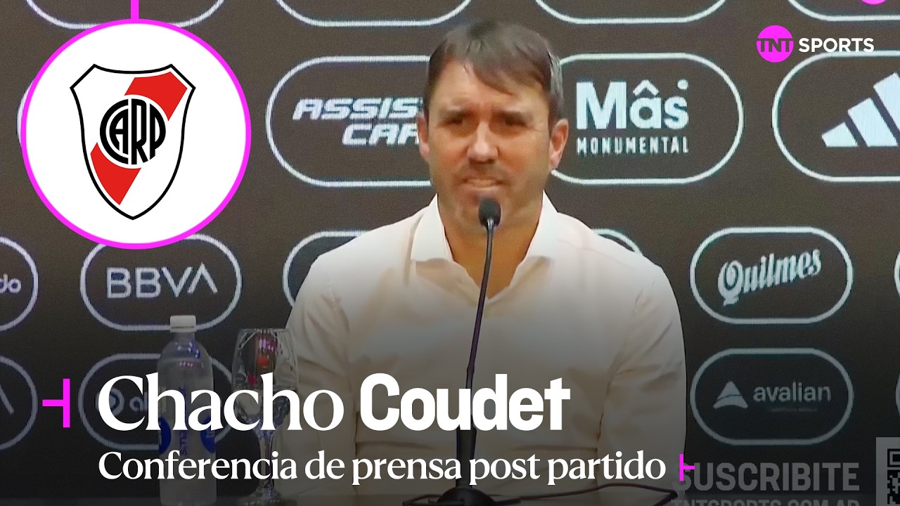 EN VIVO: Chacho Coudet habla en conferencia de prensa tras River vs. Sarmiento