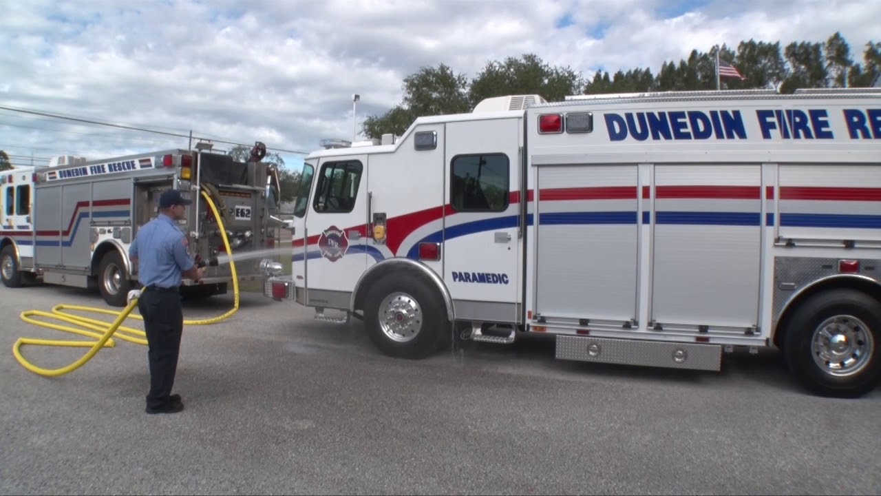 Dunedin Fire Department gets a new fire & rescue truck!