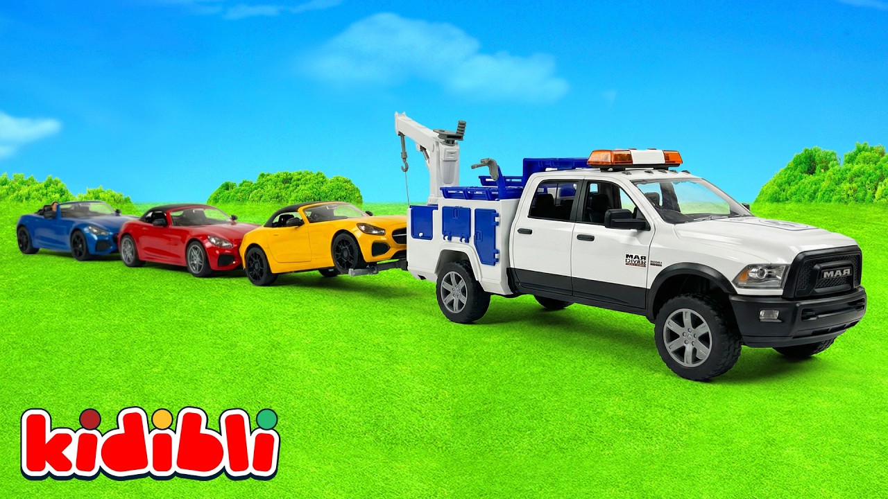Oyuncak araba tamir edilmesi gerekiyor! 🚘👨‍🔧 Araba Garajı | Çizgi film | Kidibli