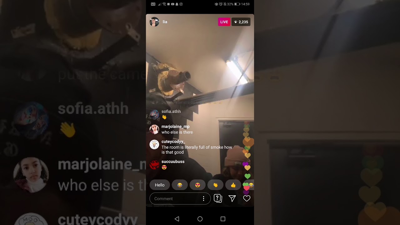 Lia Marie Johnson - Instagram live 29/1/20