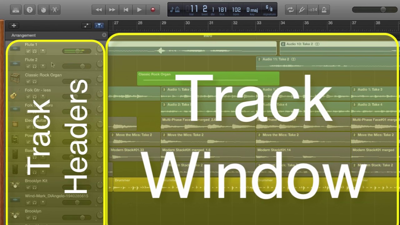 GarageBand Overview & User Interface