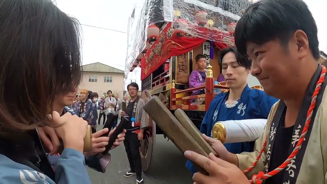 令和五年　掛川祭り　１０月８日　七曲り　新町　徹花