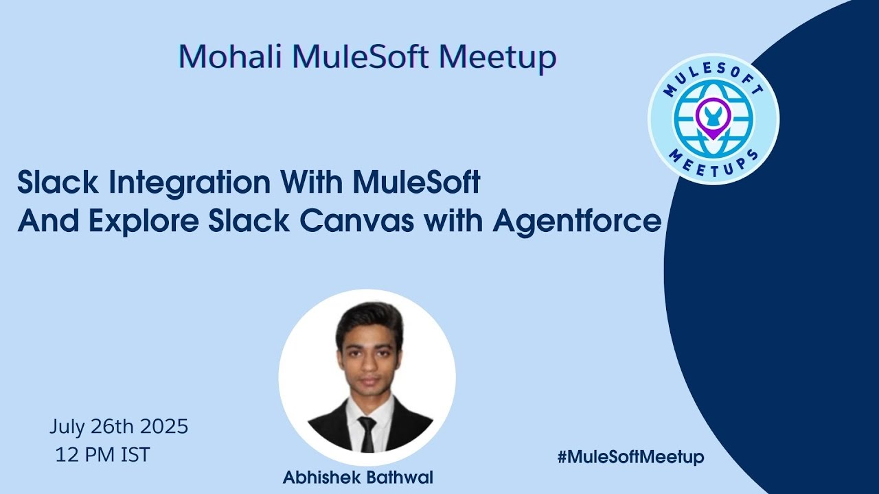 Slack Integration with MuleSoft and Explore Slack Canvas with Agentforce