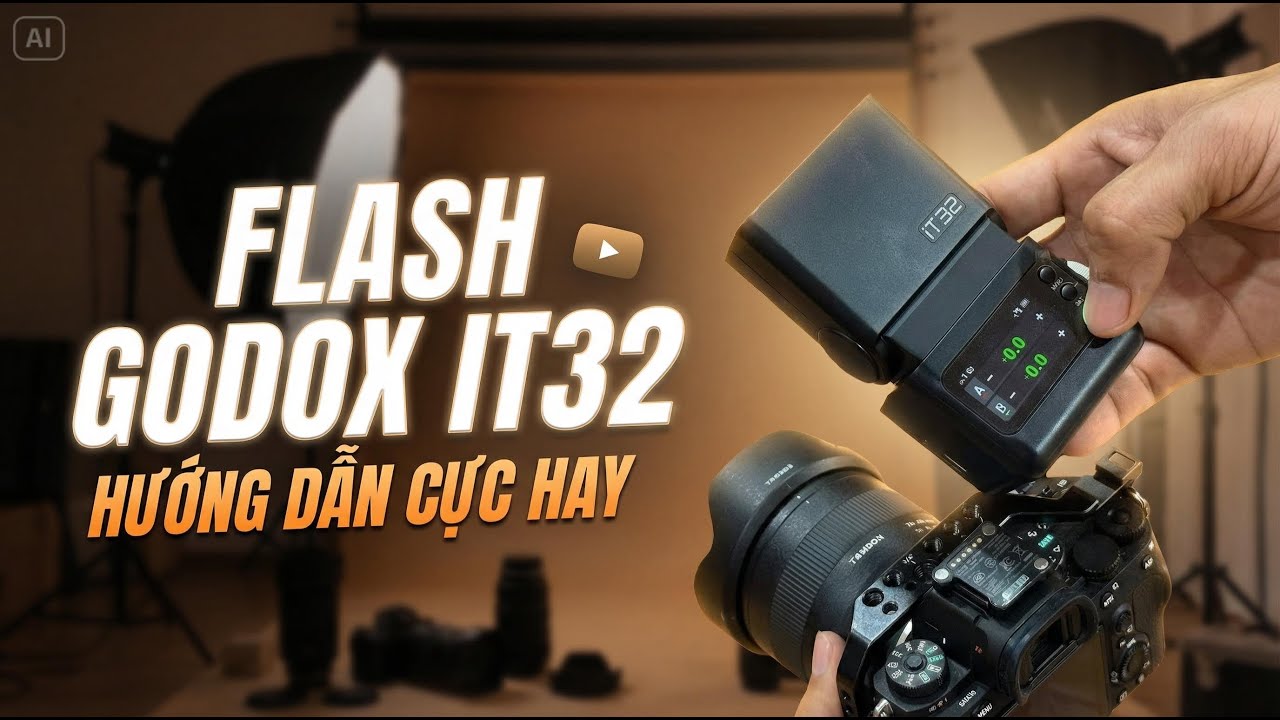 Mẹo Hay Khi Sử Dụng Đèn Flash GODOX IT32 - Ít Ai Hướng Dẫn