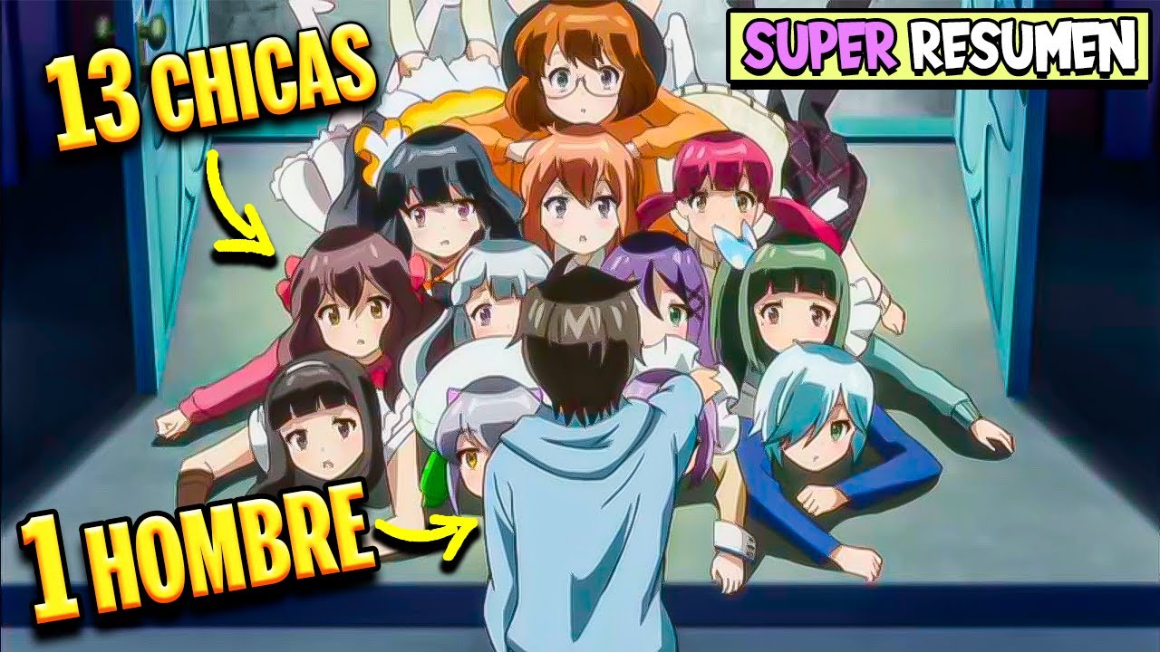 ❌El PROTA CHETADO que VIVIA en 1 CASA con 13 CHICAS😎 ! KANOJO GA FLAG SUPER RESUMEN