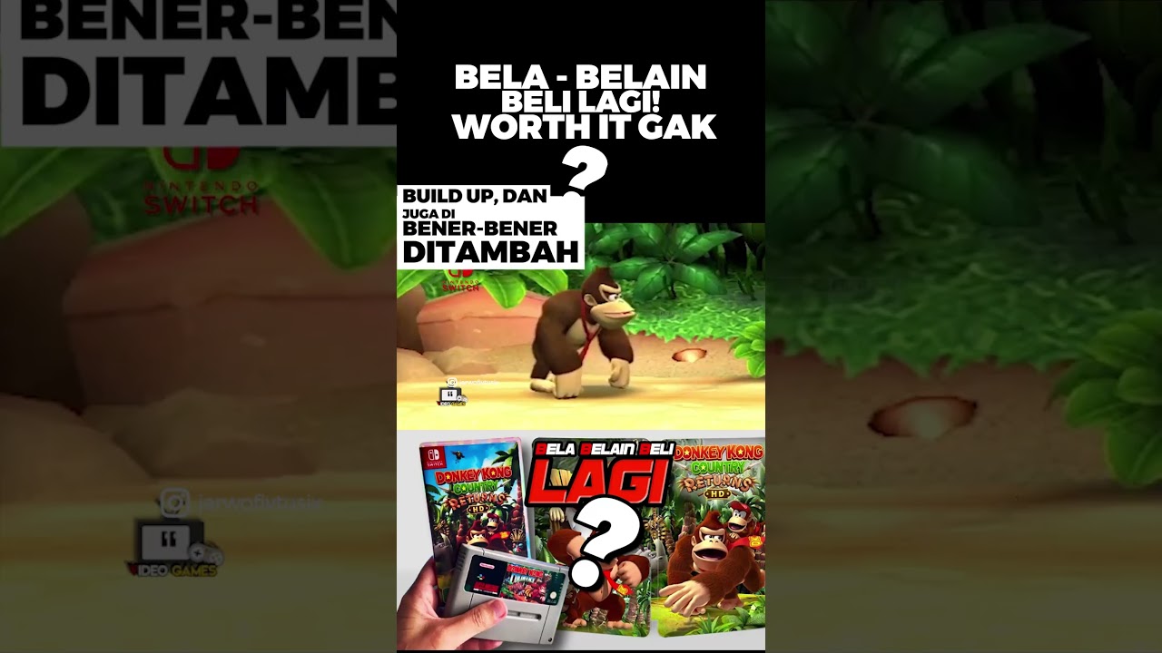 Bela Belain Beli Lagi Donkey Kong   Worth It Gak ? #youtubeshorts #shorts #videogames