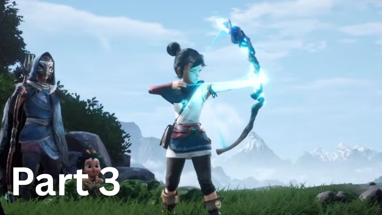 Facing the Wood knight Kena part 3 Fullgame (walkthrough)
