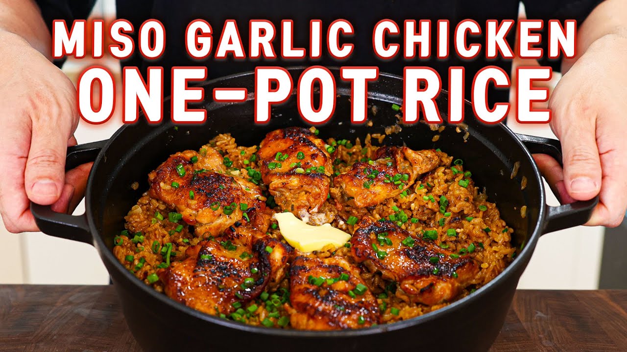 Got Miso? Try This Miso Garlic Chicken One-Pot Rice That Can Feed Your Whole Family!