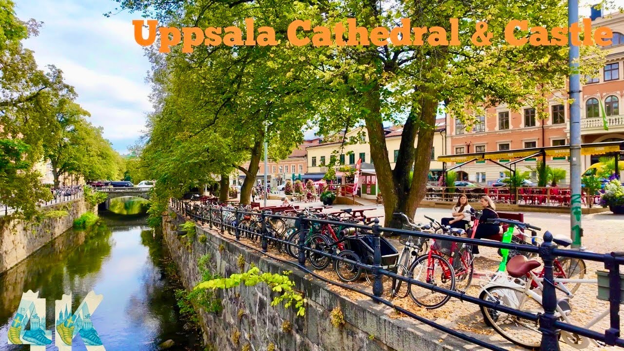 Uppsala Sweden Walking Tour 🇸🇪 | Cathedral, Castle & Riverside | 4K 