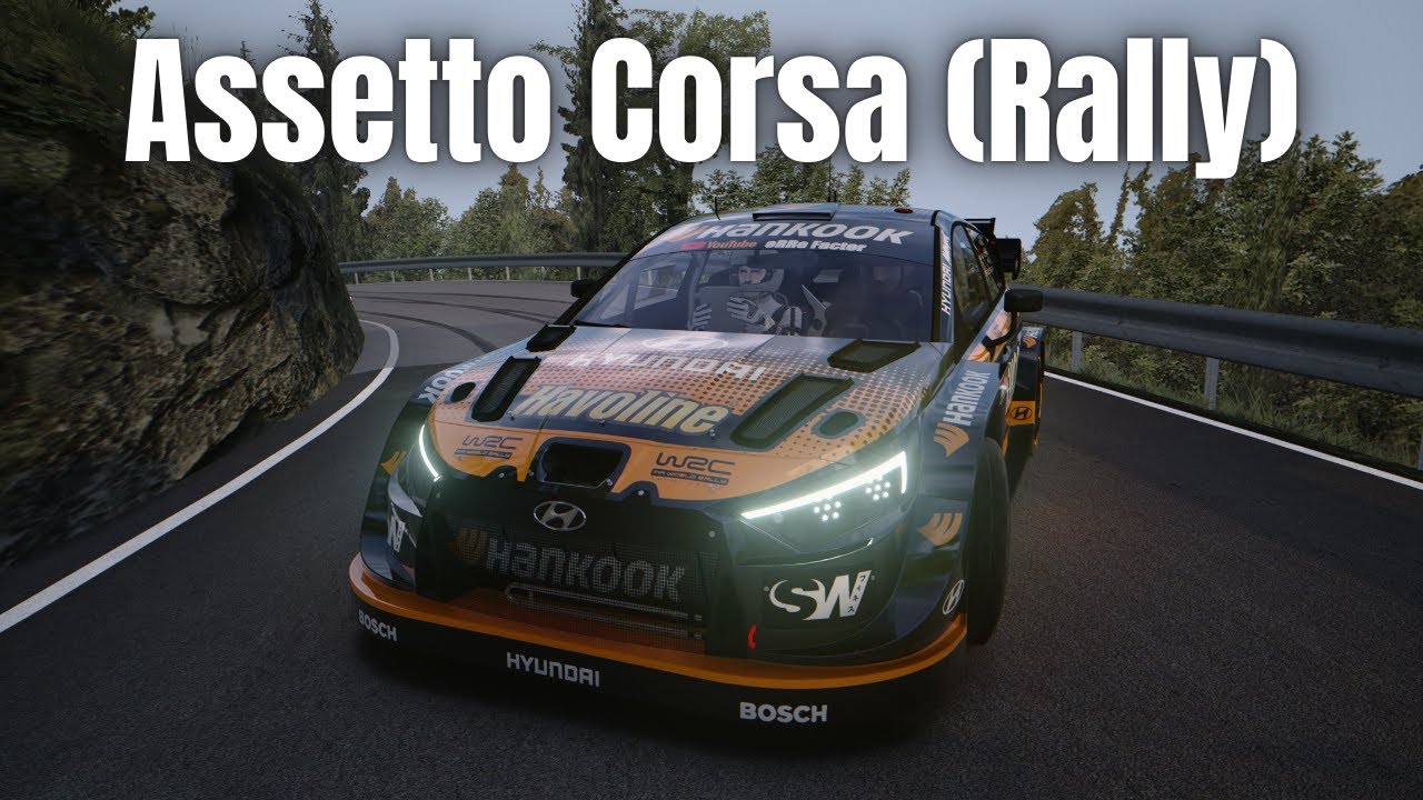 El RALLY de asfalto en Assetto Corsa es MUY divertido