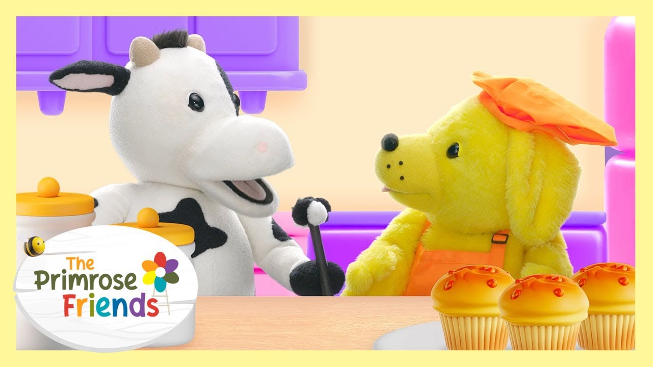 Molly on the Farm + More 🐮 | The Primrose Friends | Educational Compilation Videos