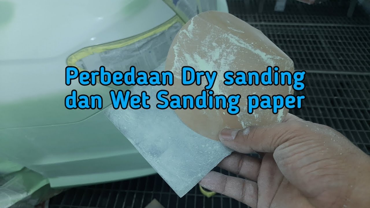 Dry Sanding VS Wet Sanding