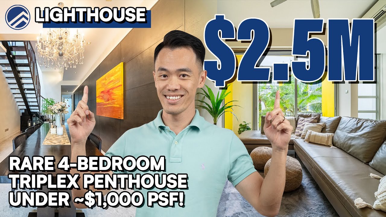 Lighthouse - 4-Bedroom Triplex Penthouse with 2,939sqft in District 17 | $2,500,000 | George Peng