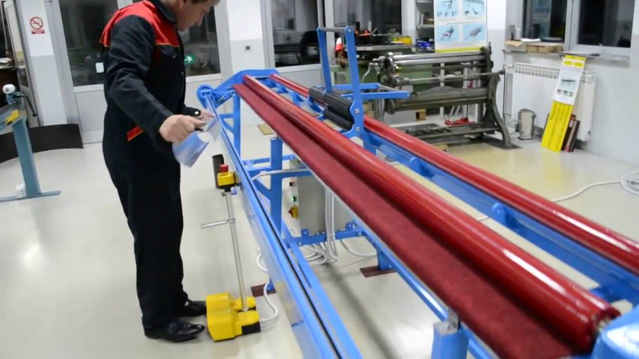 Masina de roluit cu 2 role pentru jgheaburi si burlane SSL PLC LIMA &ndash; CROATIA   fara sertizare