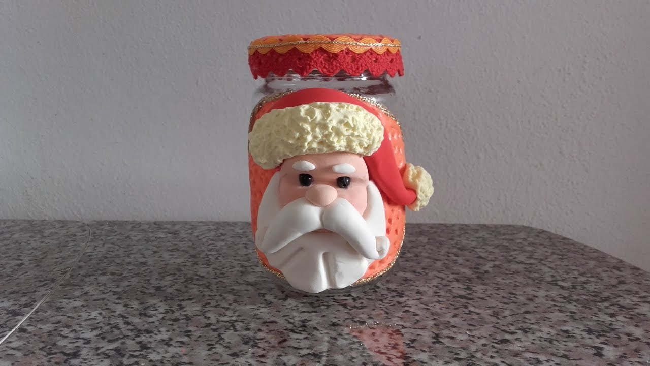 PAPAI NOEL NO POTE DE VIDRO  ESPECIAL NATAL