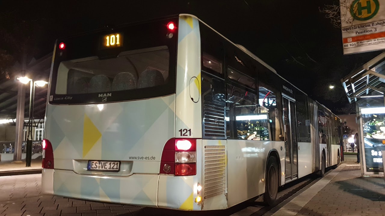 [Sound] MAN NG363 Lion's City G #121 | SVE Esslingen | Linie 101