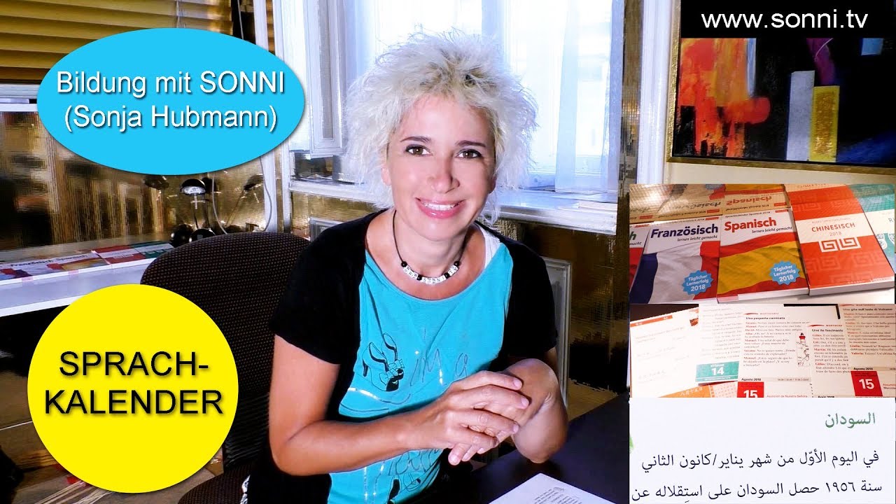Bildung mit SONNI: „Sprachkalender“ (mit Sonja „SONNI“ Hubmann)