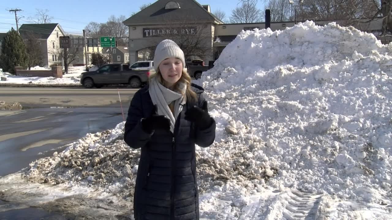 Brewer and Bangor public works crews bracing for more snowfall, hauling loads to snow dumps
