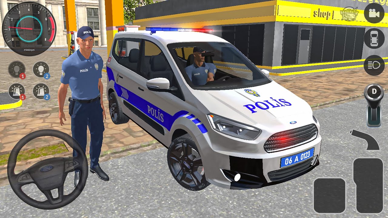 Ford Tourneo Türk Polis Arabası Sürüş Oyunu - Polis Oyunu 2026 #167 - Android GamePlay