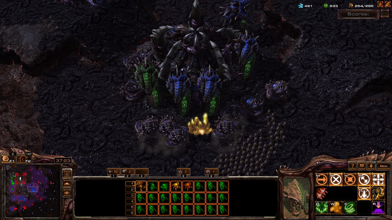 SC2HC Zerg vs Zerg there be dragons here 4k