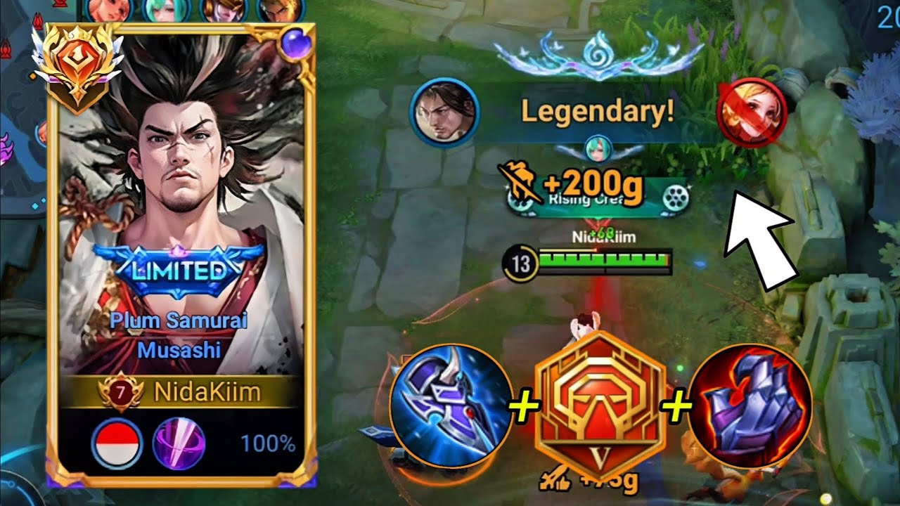 MUSASHI NEW META TANGKY WITH TRUE DAMAGE BUILD THAT CAN DESTROY EVERYTHING! - HONOR OF KINGS