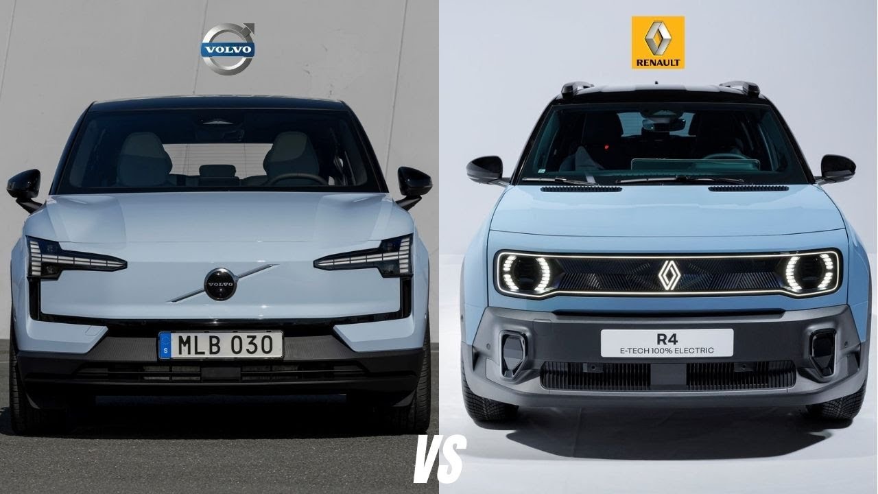 Renault 4 E-Tech 2025 года против Volvo EX30: какой электрический внедорожник выбрать?