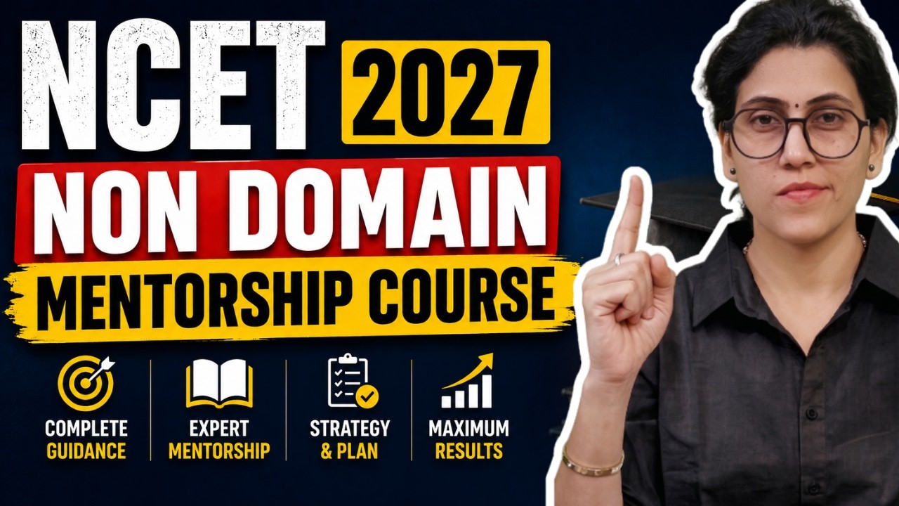 NCET 2027 Non Domain Preparation Course #ncet #ncet2027 #itep #itep2027