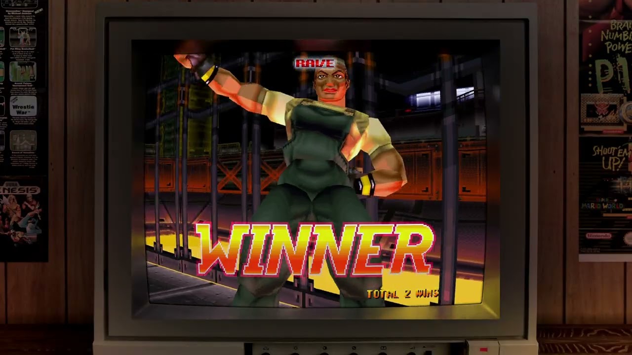 Immersive Retroarch TV Shader - Bloody Roar 1 CPU Fights