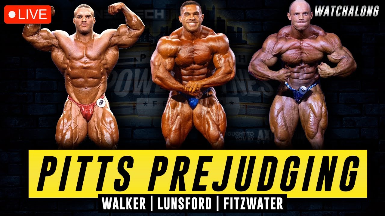 LIVE 🔴 Pittsburgh Pro PREJUDGING (Bodybuilding & Classic Physique) - Watchalong