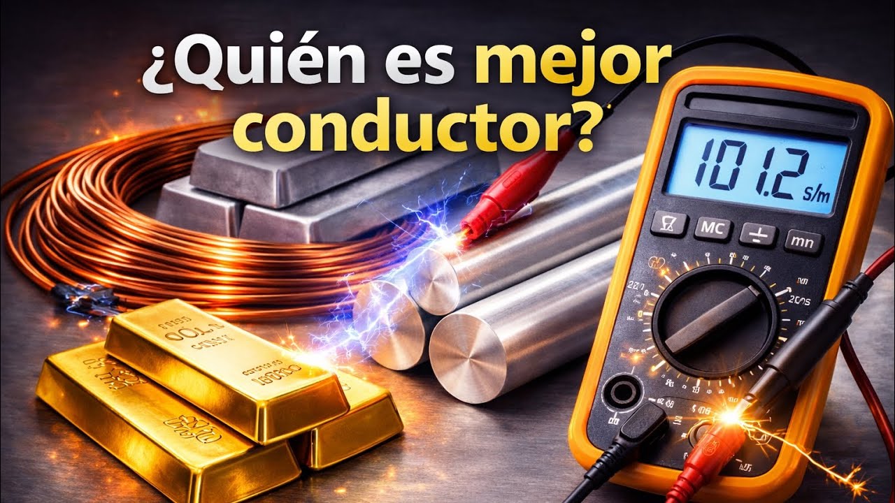🔌 ¿EL ALUMINIO ES BUEN CONDUCTOR? ALUMINIO VS COBRE, ORO Y PLATA 🔥