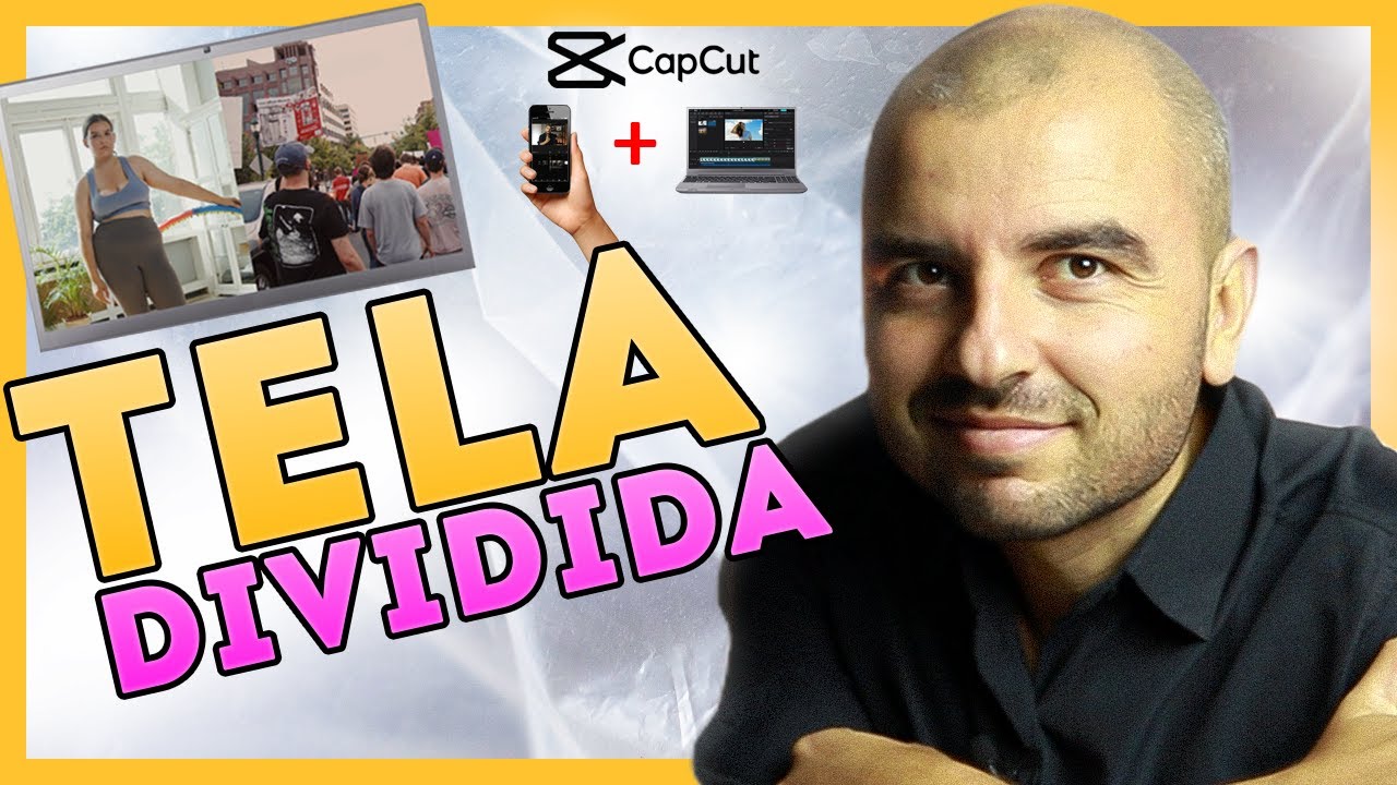 Como colocar 2 vídeos ao mesmo tempo no CapCut (editor de vídeo gratuito) TUTORIAL para Celular e PC